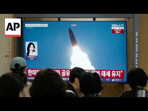 North Korea fires short-range ballistic missiles after dismissing overture from Trump