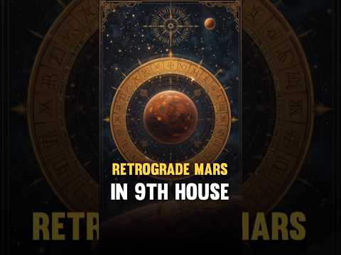 Retrograde Mars in 9th House Explained #horoscope #vedicastrology #learnastrology