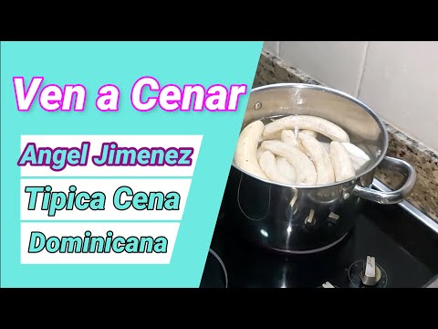 Ángel Jiménez: Una cena Típica Dominicana. PLATANO, HUEVO Y QUESO