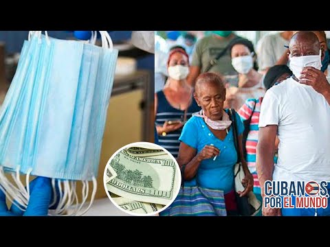 Régimen de Cuba vende en dólares mascarillas fabricadas con donativos de Suiza