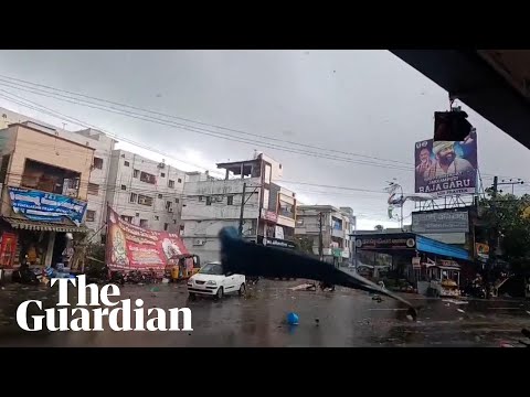 Cyclone makes landfall in southern India with intense winds