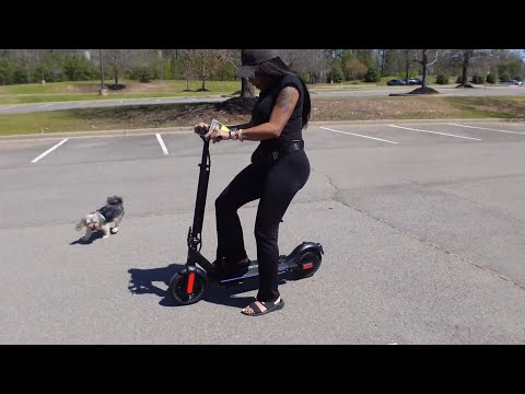 Caroma E68pro |  A Relaxing Riding Day with the Cute Puppy