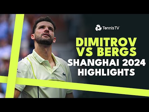 Grigor Dimitrov vs Zizou Bergs | Shanghai 2024 Highlights