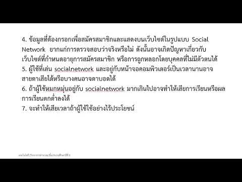 การติดต่อสื่อสารผ่านสังคมออนไล การติดต่อสื่อสารผ่านสังคมออนไล