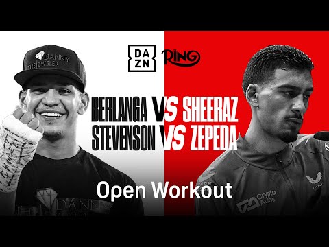 🥊 LIVE: Shakur Stevenson vs. William Zepeda • Berlanga vs. Sheeraz – Open Workout NYC | RING III