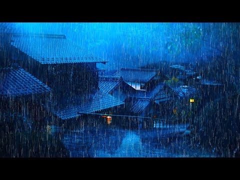 Barulho de Chuva para Dormir Profundamente #3 Som de Chuva Forte, Vento e Trovões - ASMR Rain Sound
