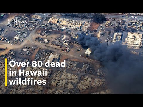 Hawaii wildfires: Over 80 people dead