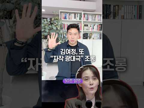 <strong>김여정</strong>, 또 “자작 광대극” 조롱… 50초 안에 설명하기