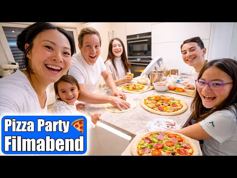 Pizza Party Filmabend 😍 Zuhause mit der ganzen Familie | Mama VLOG | Mamiseelen