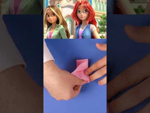 Créons l’Origami Magique de Flora! ✨ #shorts | Winx Club