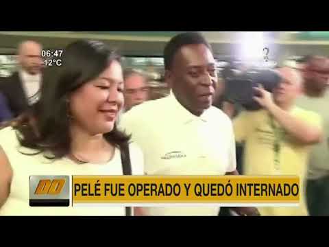 ''Pelé'' fue operado y permanece internado en un hospital