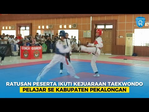 Ratusan Peserta Ikuti Kejuaraan Taekwondo Pelajar Se Kabupaten Pekalongan