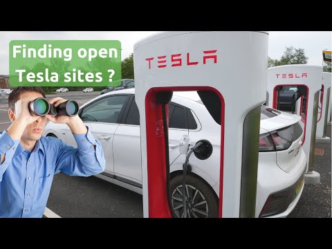 How to find unlocked Tesla Superchargers open to all EV drivers? (non-Tesla)
