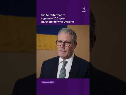 Sir Keir Starmer to sign new 100-year partnership with Ukraine