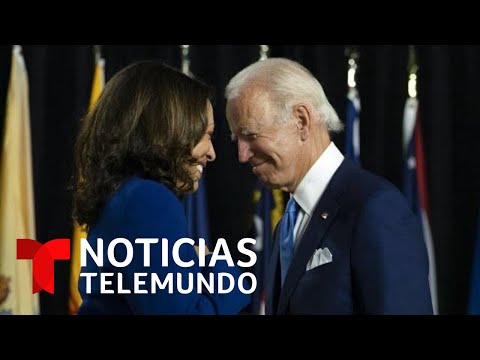 Kamala Harris felicitó a Biden a través de redes sociales | Noticias Telemundo