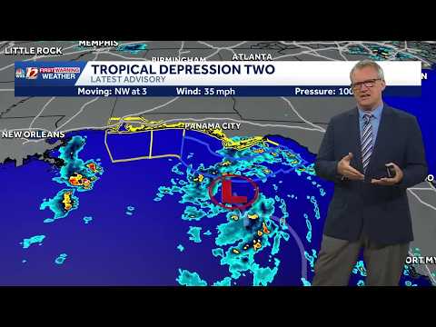 Tropical Depression Two, Gulf Coast Impacts Likely