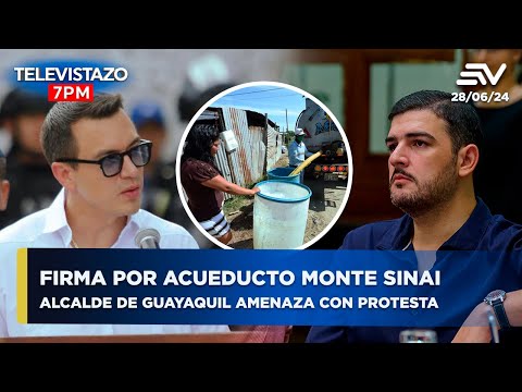 Aquiles Álvarez presiona al Gobierno con marcha por acueducto en Monte Sinaí | Televistazo #ENVIVO