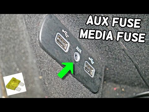 DODGE CHARGER AUX FUSE, USB MEDIA HUB FUSE LOCATION REPLACEMENT, AUX NOT WORKING