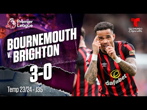 Bournemouth v. Brighton 3-0 - Highlights & Goles | Premier League | Telemundo Deportes
