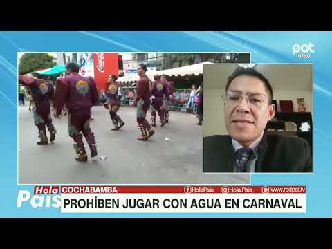 Prohíben jugar con agua en el carnaval de Cochabamba