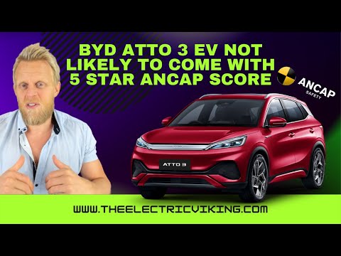 BYD Atto 3 EV not likely to come with 5 star ANCAP score