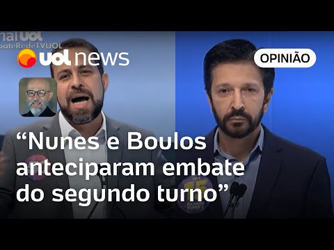 Debate não teve vencedor nítido; quadro beneficia Nunes e Boulos, diz Josias de Souza