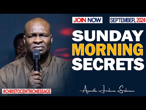 SUNDAY SECRETS, 29TH SEPTEMBER 2024 - Apostle Joshua Selman Koinonia Morning Service