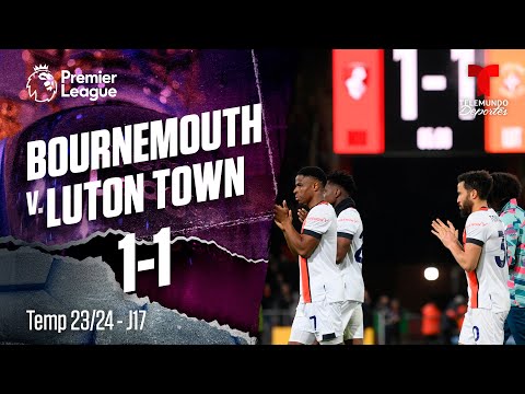 Highlights & Goles: Bournemouth v. Luton Town 1-1 (Suspendido) | Premier League | Telemundo Deportes