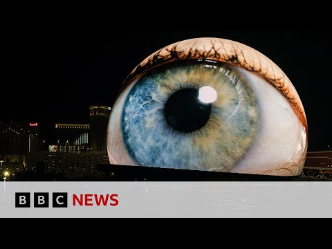 Las Vegas Sphere: How graphics bring the landmark to life | BBC News