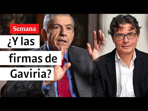 ¿Y las firmas de Alejandro Gaviria con el Partido Liberal Habla César Gaviria | Revista Semana