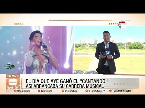 El día que Aye Alfonso ganó Canta Conmigo Paraguay