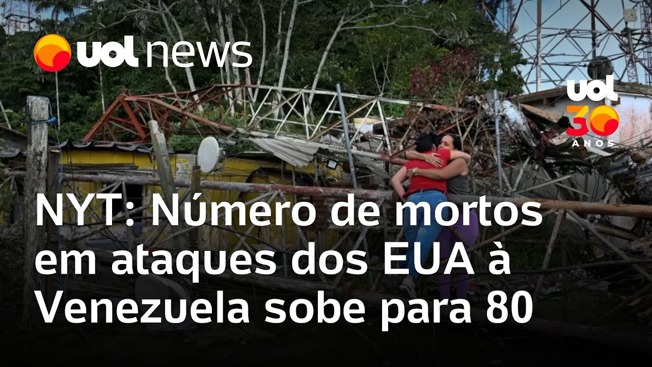 EUA x Venezuela Número de mortos durante ataques sobe para 80 pessoas afirma New York Times