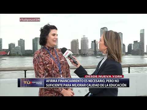 Amelia Vicini: financiamiento es necesario, pero no suficiente para mejorar calidad de la educación