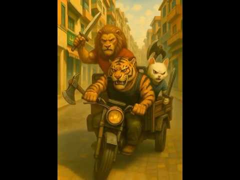 The Monkey Picked the Wrong Lion to Mess With! 😳🦁🐵 #ai #animation #monkey #lion