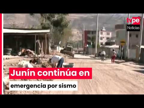 Junín en emergencia: continúa la ayuda, remoción de escombros y atención a damnificados