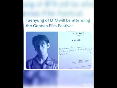 Taehyung of BTS will be attending the Cannes Film Festival.