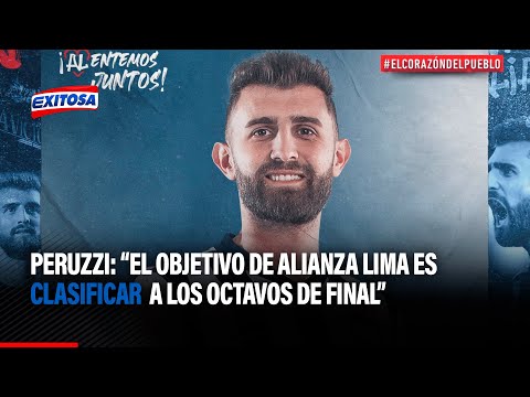 Peruzzi sobre Copa Libertadores: El objetivo de Alianza Lima es clasificar a los octavos de final