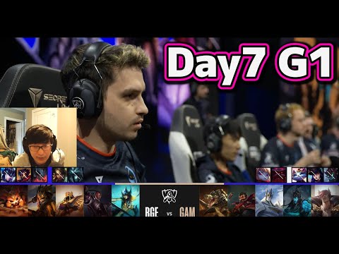 RGE vs GAM | Day7 G1 | 世界大会2022 Group Stage 日本語実況解説