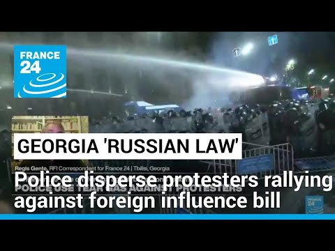 Crackdown on 'Russian-law' protesters in Georgia • FRANCE 24 English
