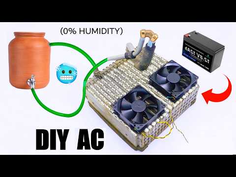 Make your own AIR CONDITIONER at home Fast and Easy! - 12V, 25W Power