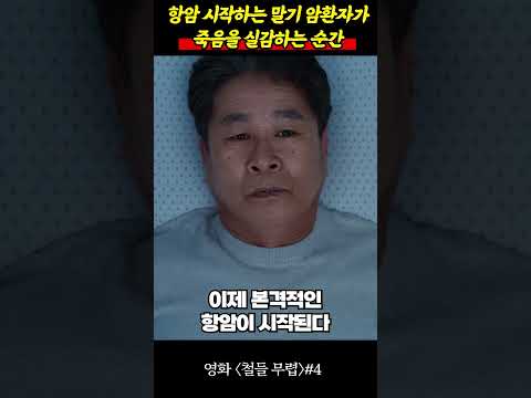 항암 시작하는 말기 암환자가 죽음을 실감하는 순간...ㄷㄷ
