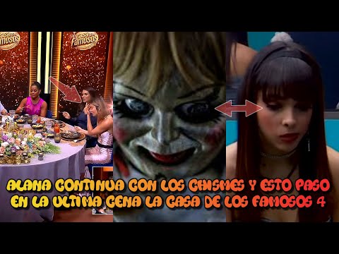 Alana Continua Con Los Chismes Y Esto Paso En La Ultima Cena | La Casa De Los Famosos 4
