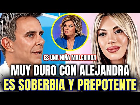 Alonso Caparrós CRÍTICO con ALEJANDRA RUBIO le llama SOBERBIA y PREPOTENTE tiene la FAMA SUBIDA