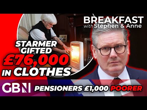 SHOCKING: Starmer gifted £76,000 in CLOTHES as Labour STRIP pensioners of £1,000 EACH before winter