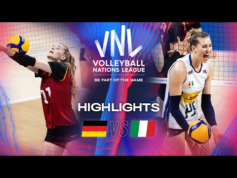 🇩🇪 GER vs. 🇮🇹 ITA - Highlights | Week 1 | Women's VNL 2024