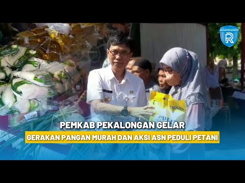 Pemkab Pekalongan Gelar Gerakan Pangan Murah dan Aksi ASN Peduli Petani