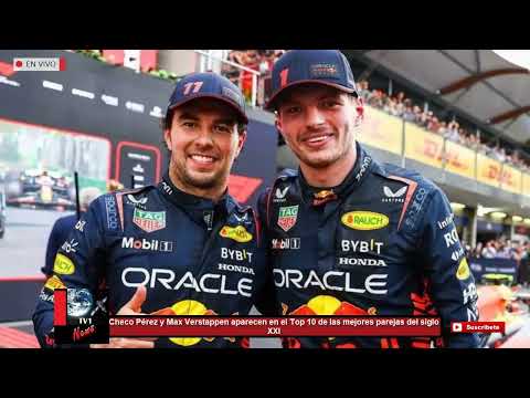 Checo Pérez y Max Verstappen aparecen en el Top 10 de las mejores parejas del siglo XXI en  la F1