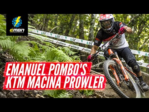 Emanuel Pombo's KTM Macina Prowler from EWS-E Pietra Ligure | EMBN Pro Bikes