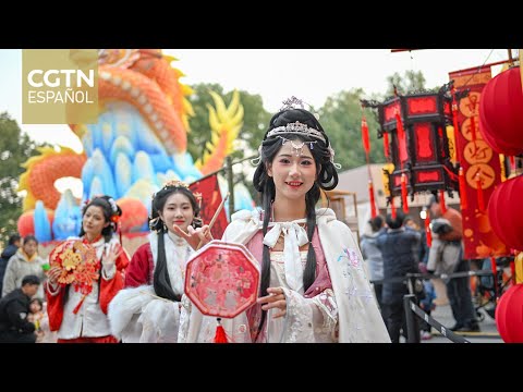 Jóvenes chinos acogen celebraciones de la Fiesta de la Primavera