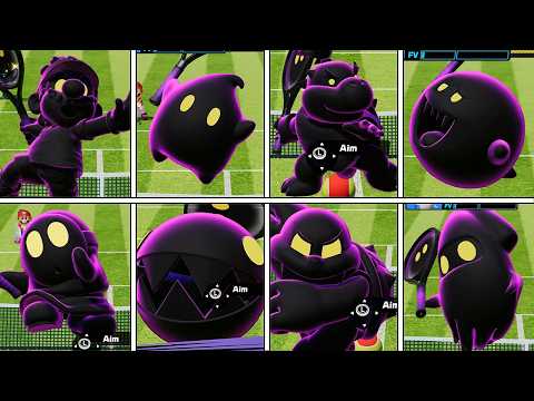 Mario Tennis Fever - All Shadow Clones